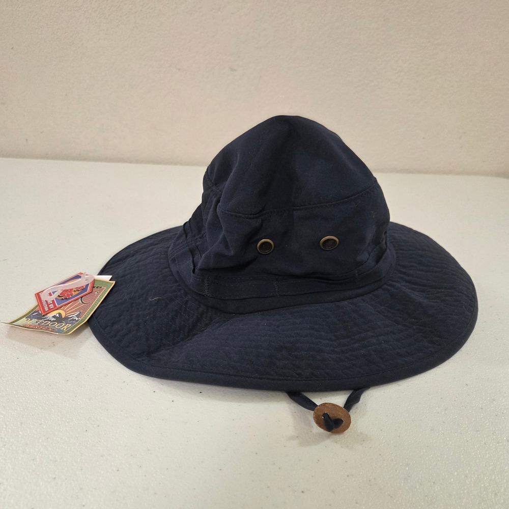Dorfman Pacific Co DPC Outdoor Design Blue UPF 50+ Sun Hat Boonie Medium NEW